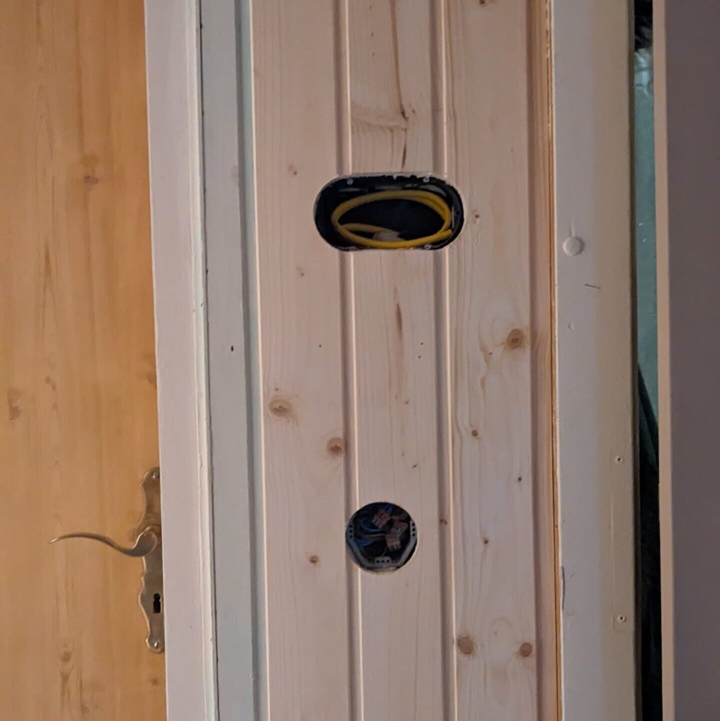 Schalterdose Vorbereitung Elektroinstallation Einfamilienhaus Karlsruhe